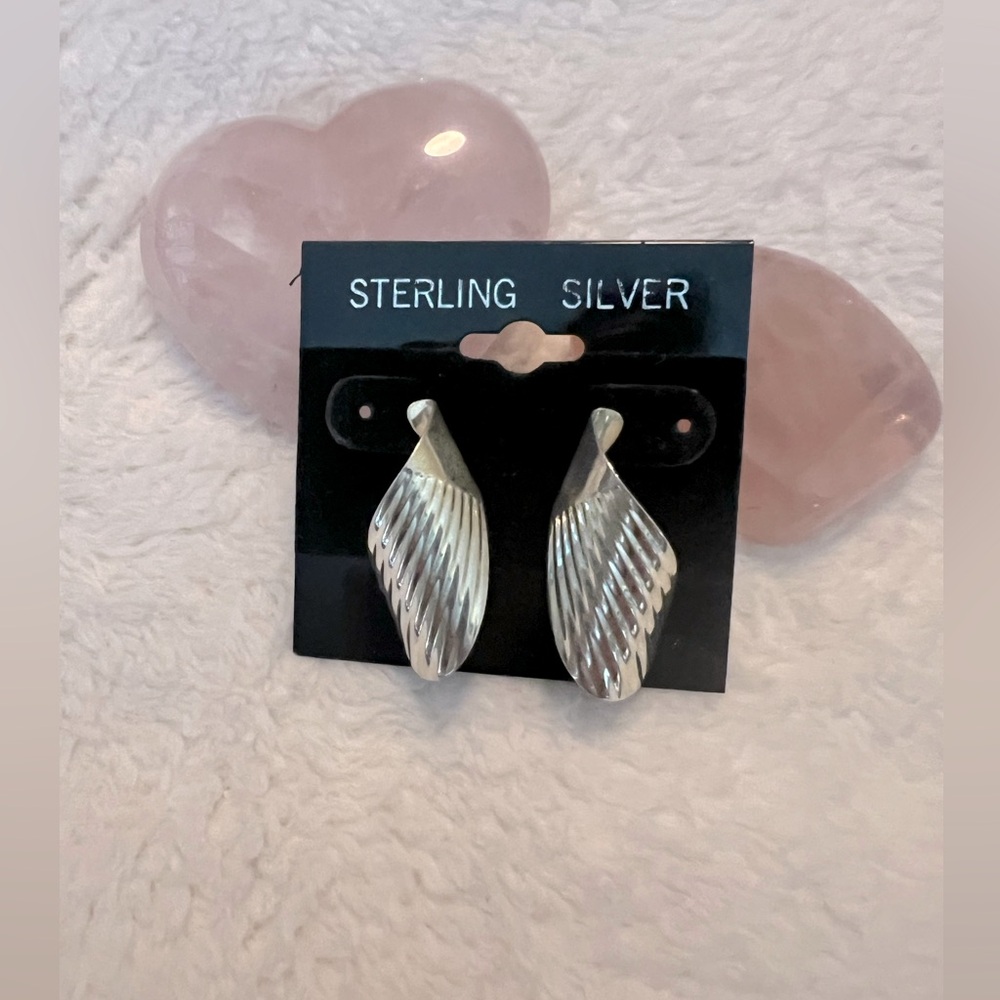 Sterling Silver Modern Post Earrings